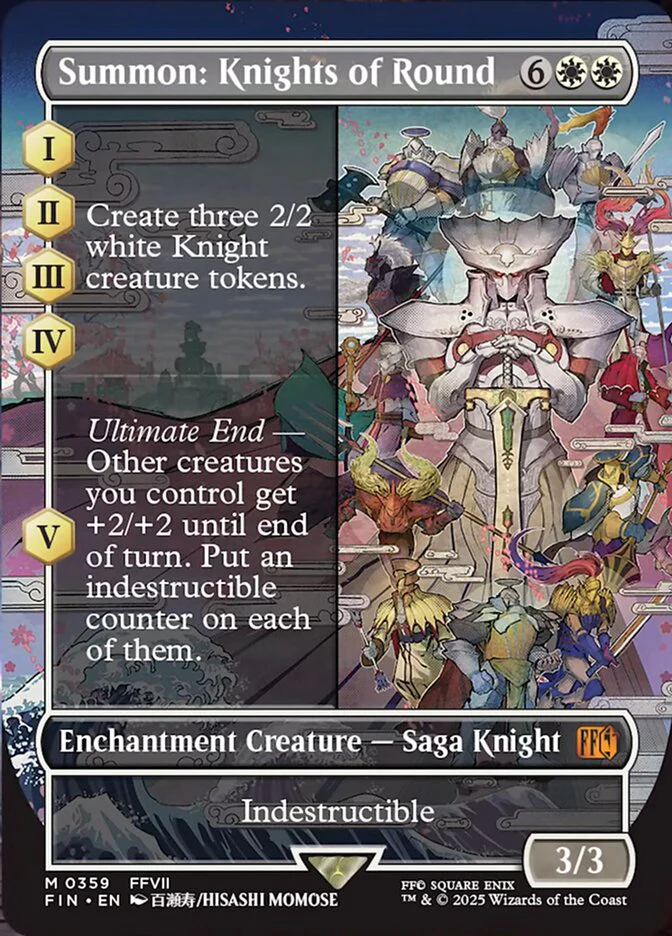 Summon: Knights of Round (359) - [Borderless] Final Fantasy (FIN)