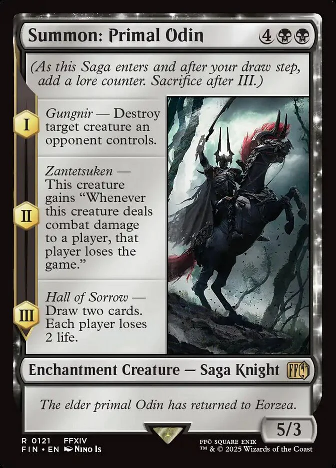 Summon: Primal Odin (121) - [Foil] Final Fantasy (FIN)