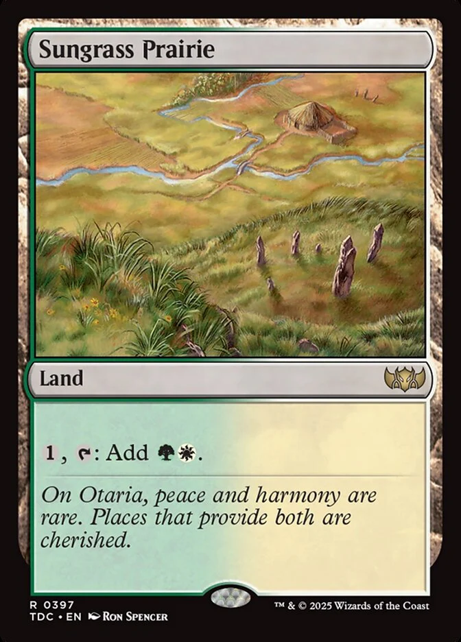 Sungrass Prairie - Tarkir: Dragonstorm Commander (TDC)