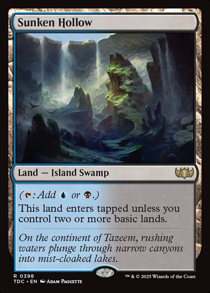 Sunken Hollow - Tarkir: Dragonstorm Commander (TDC)