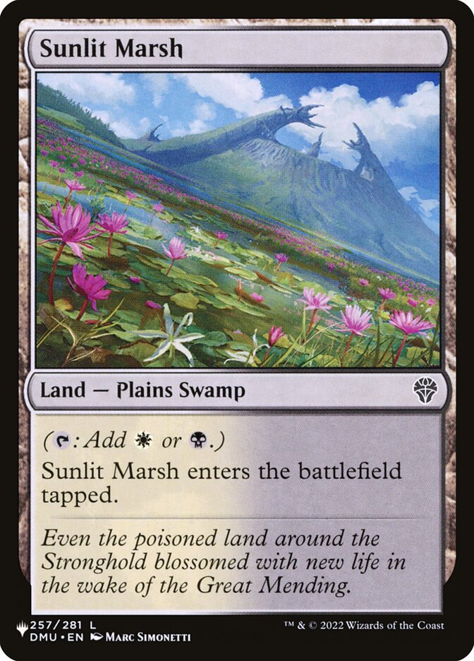 Sunlit Marsh - The List (PLST)
