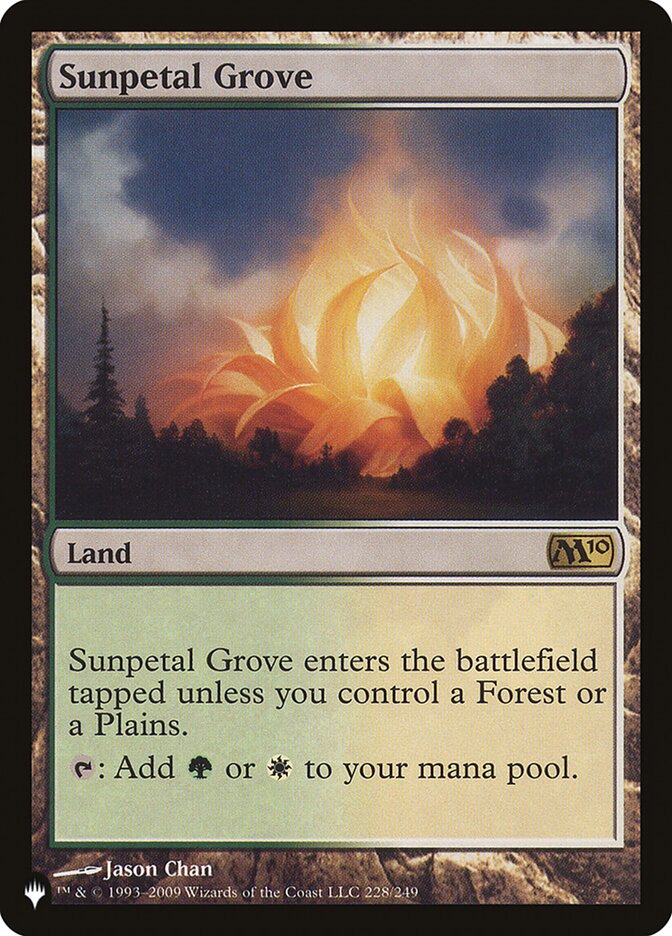 Sunpetal Grove - The List (PLST)