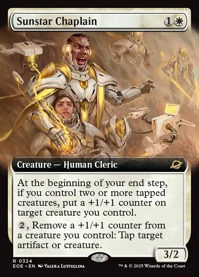Sunstar Chaplain (324) - [Foil, Extended Art] Edge of Eternities (EOE)