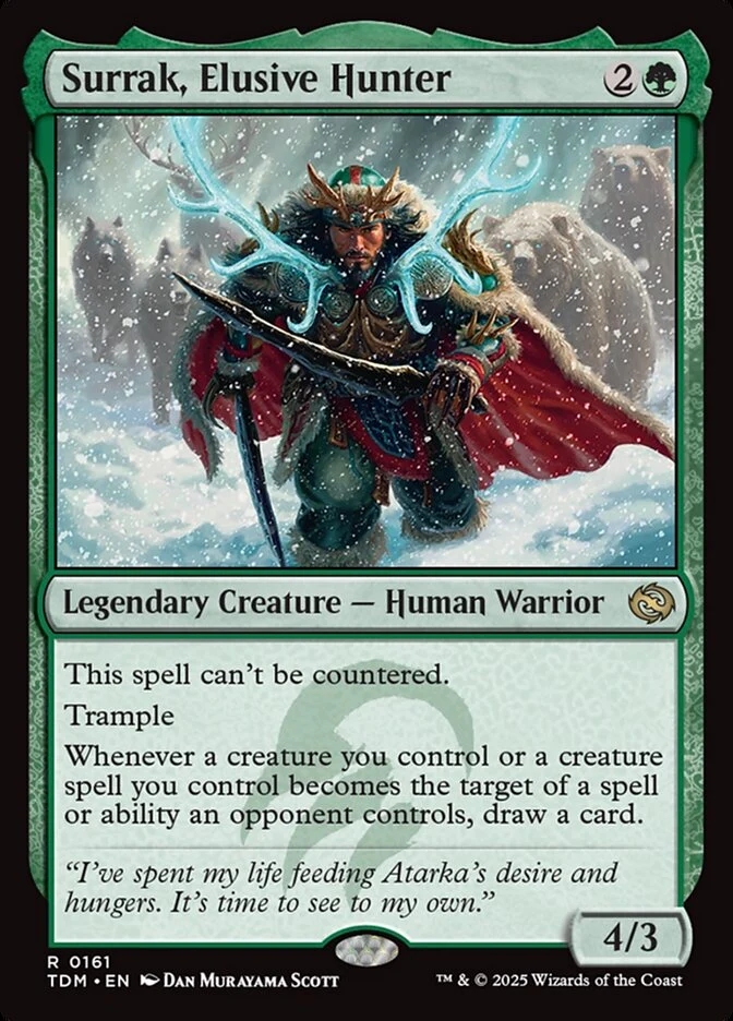 Surrak, Elusive Hunter (161) - [Foil] Tarkir: Dragonstorm (TDM)