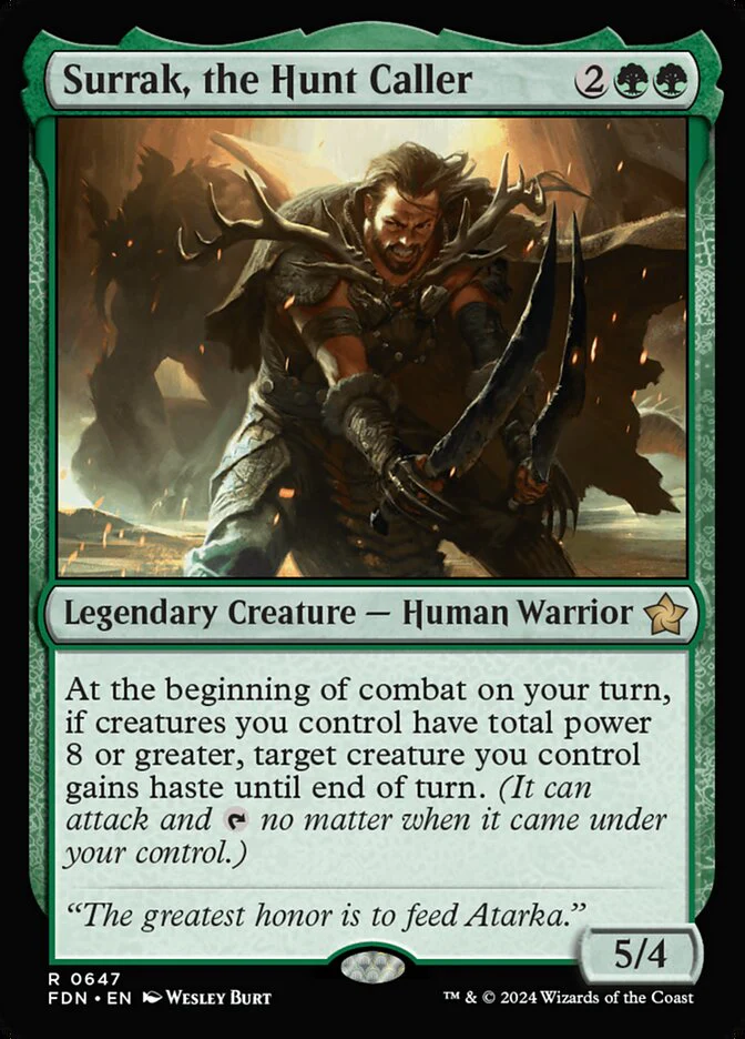 Surrak, the Hunt Caller - Foundations (FDN)
