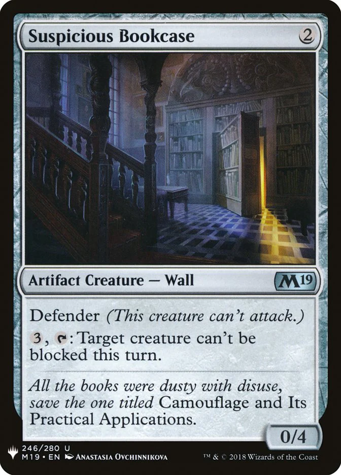 Suspicious Bookcase - The List (PLST)
