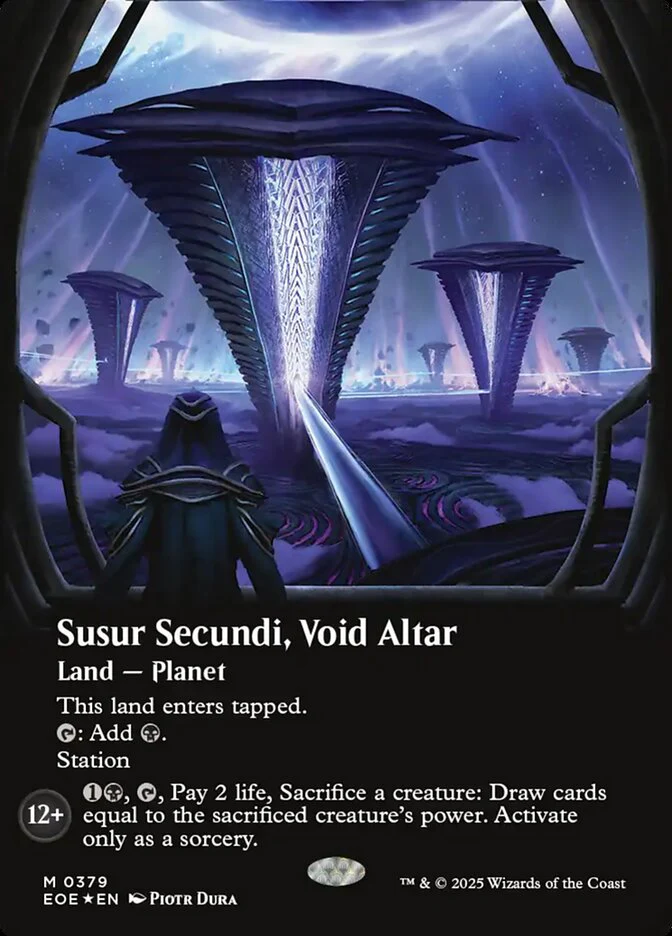 Susur Secundi, Void Altar (379) - [Galaxy Foil, Extended Art] Edge of Eternities (EOE)
