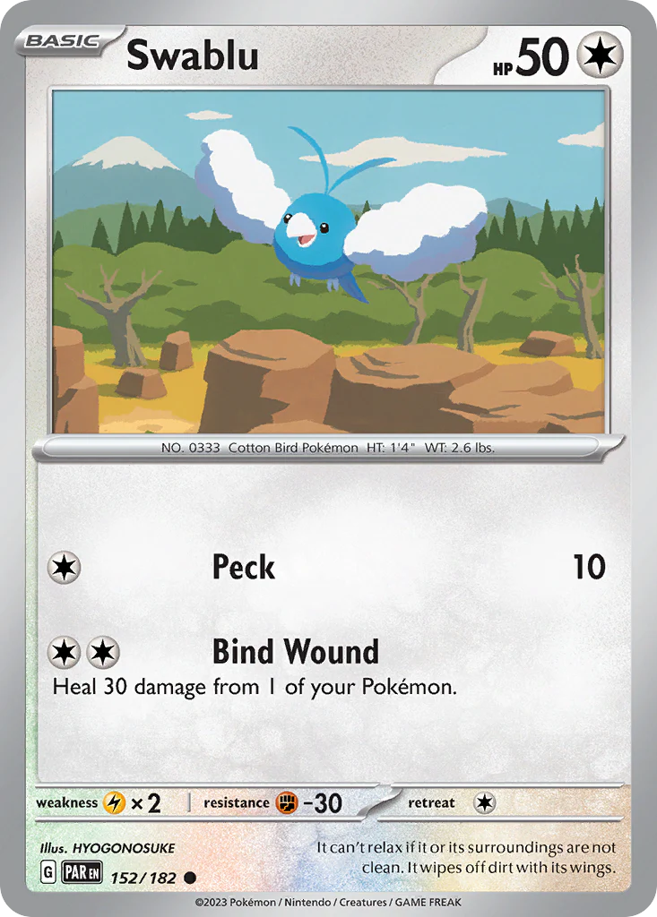 Swablu (152/182) - Paradox Rift (PAR)