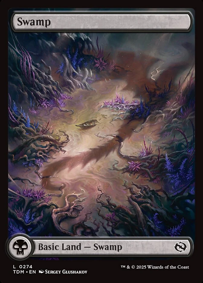 Swamp (274) - [Foil, Full Art] Tarkir: Dragonstorm (TDM)