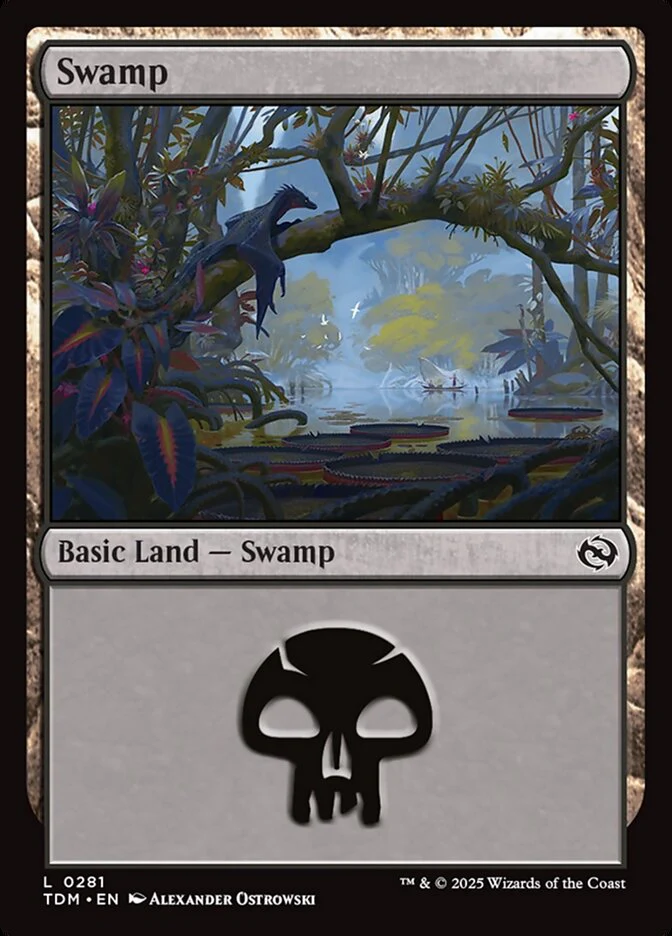 Swamp (281) - [Foil] Tarkir: Dragonstorm (TDM)