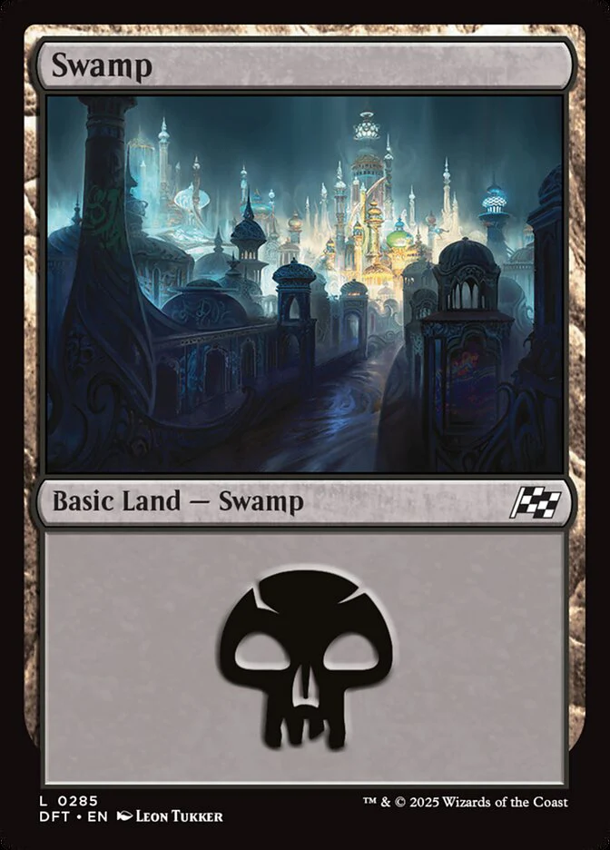 Swamp (285) - [Foil] Aetherdrift (DFT)