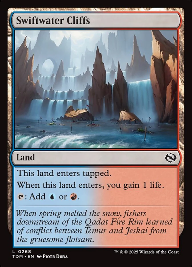 Swiftwater Cliffs (268) - [Foil] Tarkir: Dragonstorm (TDM)