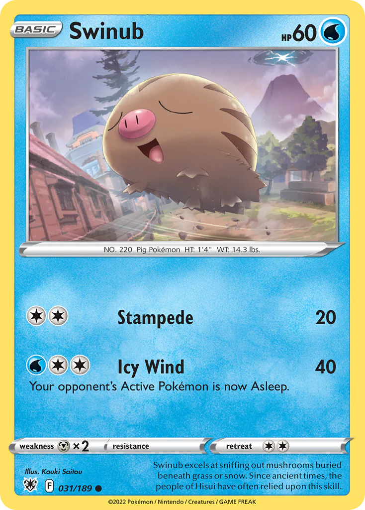 Swinub (31/189) - [Reverse Holo] Astral Radiance (ASR)