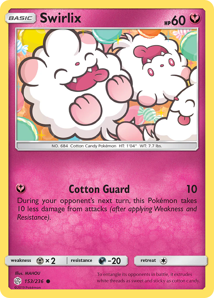 Swirlix (153/236) - [Reverse Holo] Cosmic Eclipse (CEC)