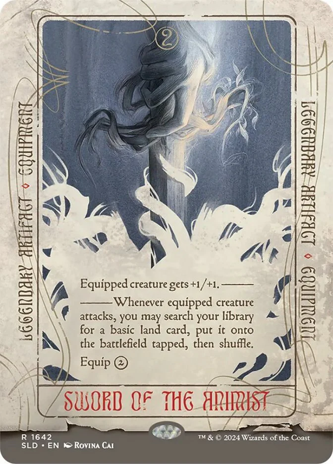 Sword of the Animist (1642) - [Borderless] Secret Lair Drop (SLD)