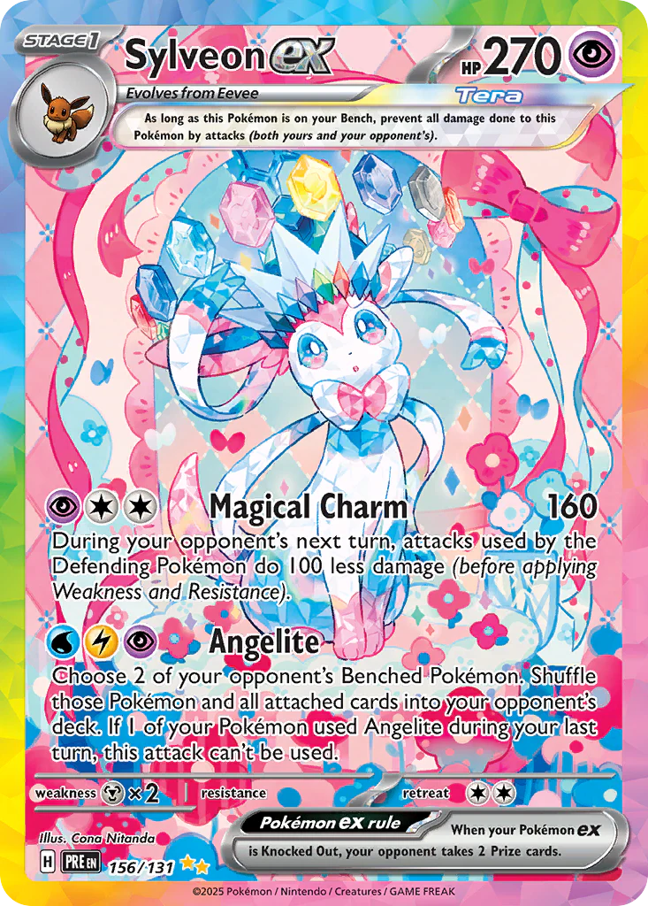 Sylveon ex (156/131) - [Special Illustration Rare] Prismatic Evolutions (PRE)