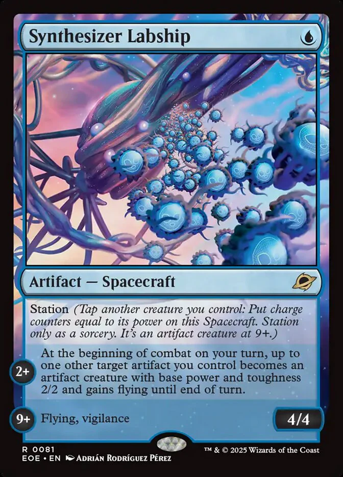 Synthesizer Labship (81) - [Foil] Edge of Eternities (EOE)