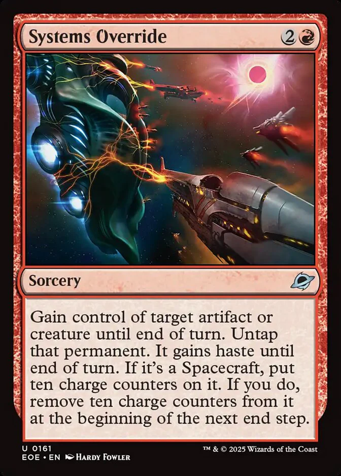 Systems Override (161) - [Foil] Edge of Eternities (EOE)