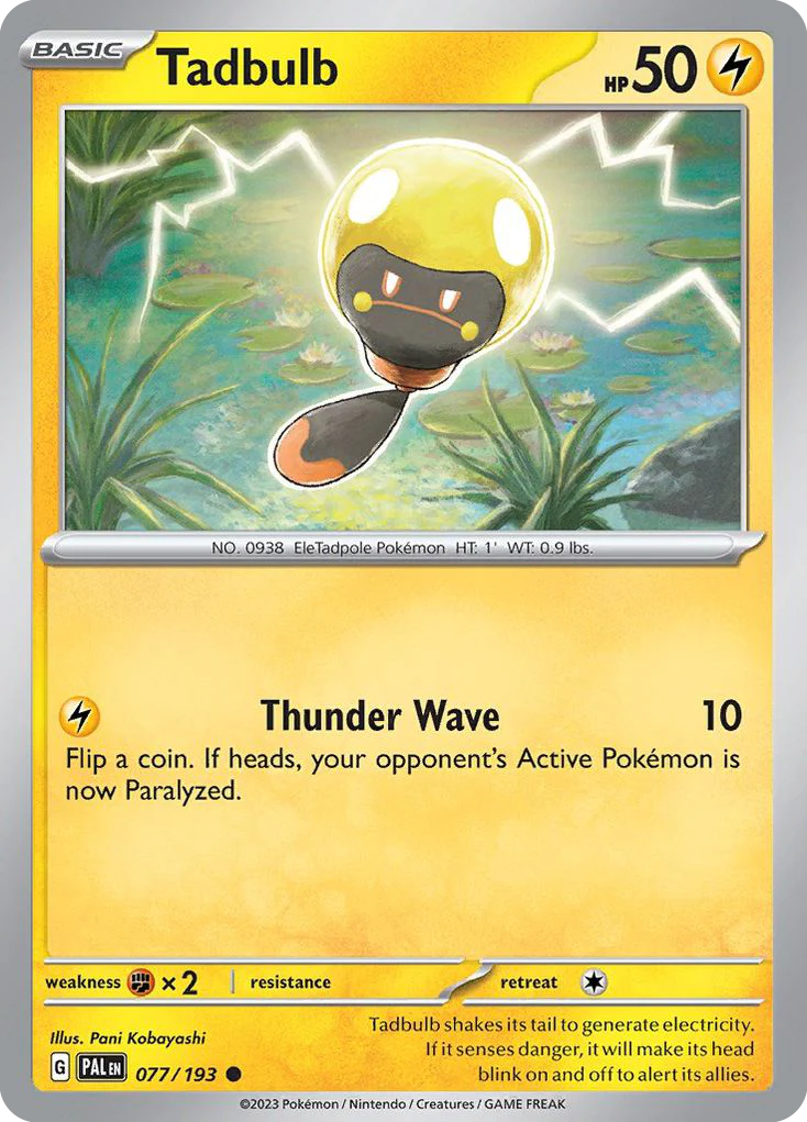 Tadbulb (77/193) - [Reverse Holo] Paldea Evolved (PAL)