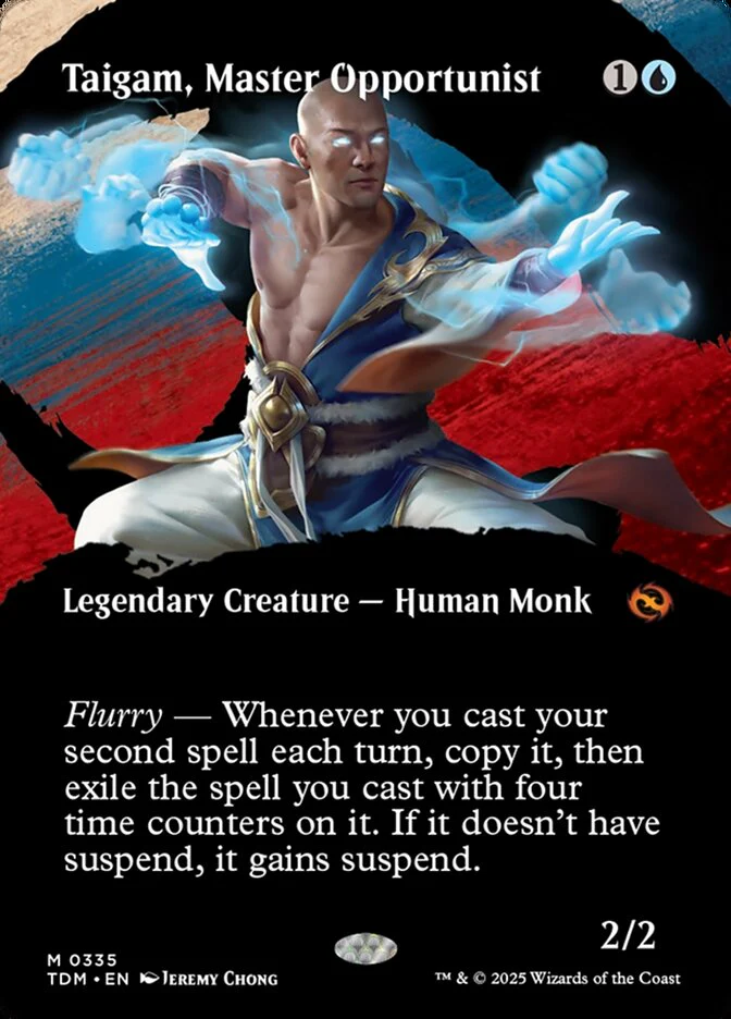 Taigam, Master Opportunist (335) - [Foil, Showcase] Tarkir: Dragonstorm (TDM)