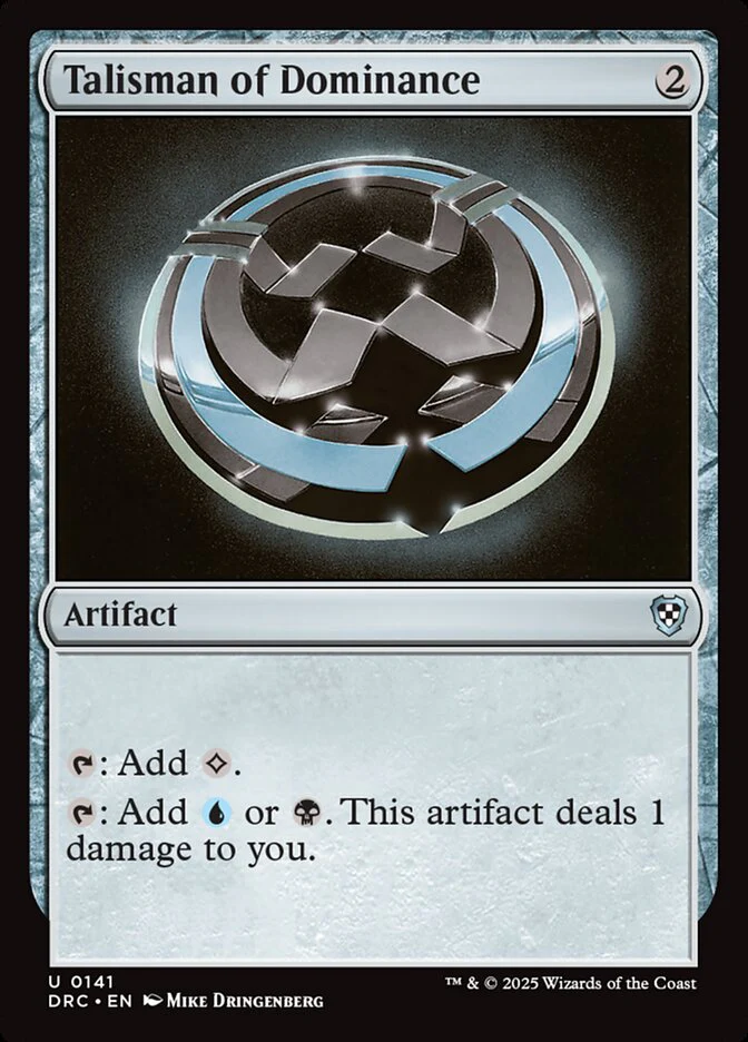 Talisman of Dominance - Aetherdrift Commander (DRC)