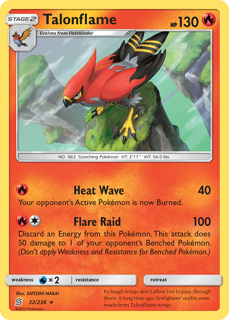 Talonflame (32/236) - Unified Minds (UNM)