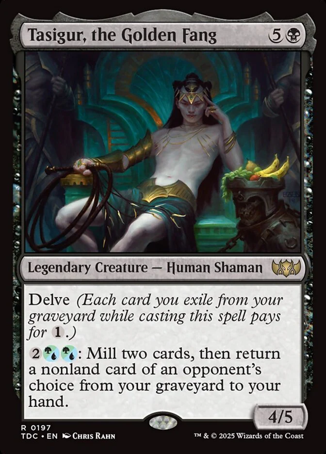 Tasigur, the Golden Fang - Tarkir: Dragonstorm Commander (TDC)