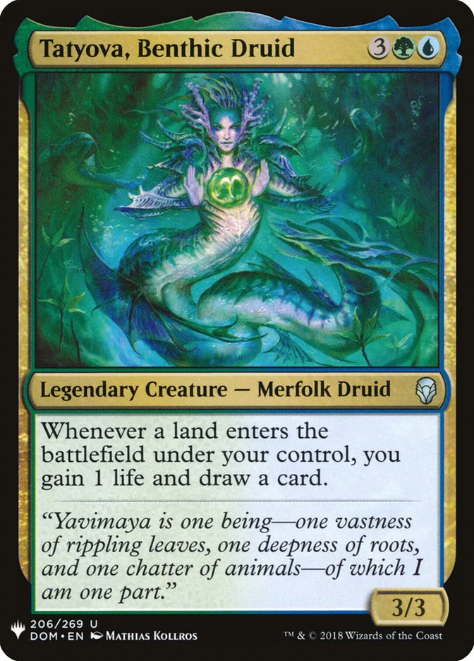 Tatyova, Benthic Druid - The List (PLST)