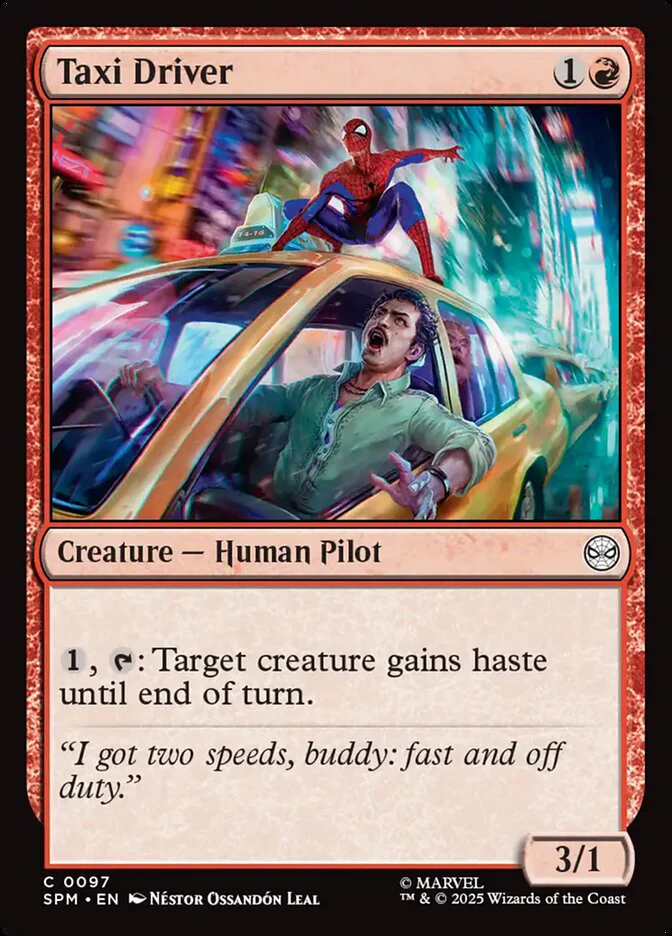 Taxi Driver (97) - [Foil] Marvel's Spider-Man (SPM)