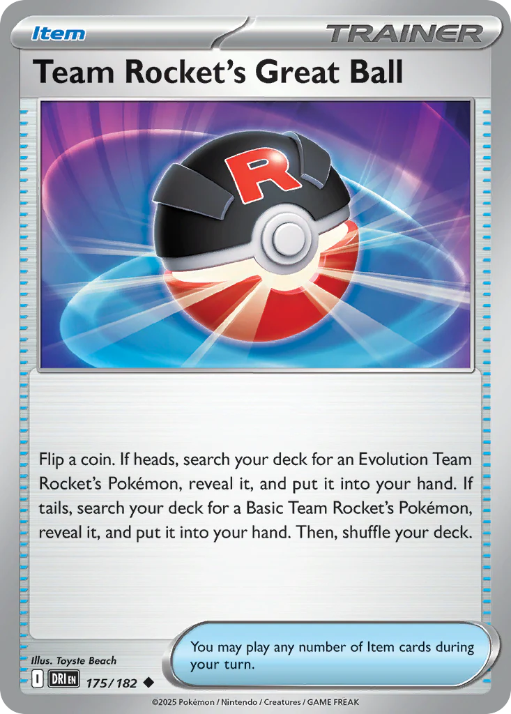 Team Rocket's Great Ball (175/182) - Destined Rivals (DRI)