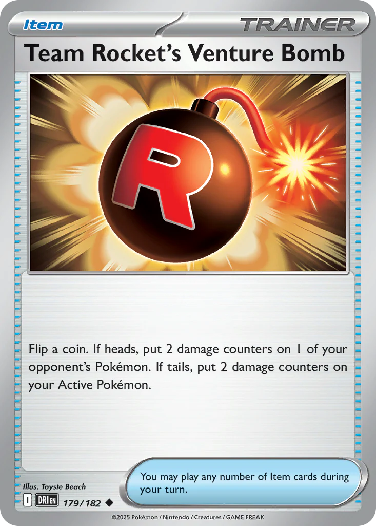 Team Rocket's Venture Bomb (179/182) - Destined Rivals (DRI)
