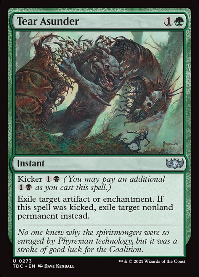 Tear Asunder - Tarkir: Dragonstorm Commander (TDC)