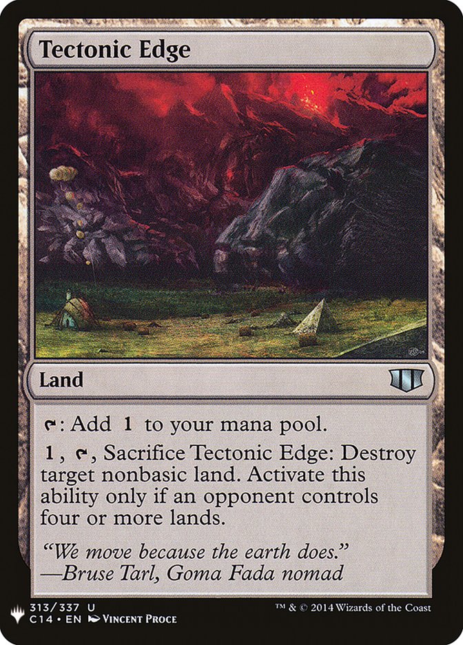 Tectonic Edge - The List (PLST)