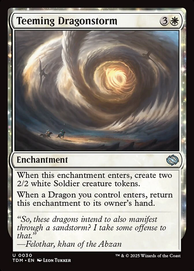 Teeming Dragonstorm (30) - [Foil] Tarkir: Dragonstorm (TDM)