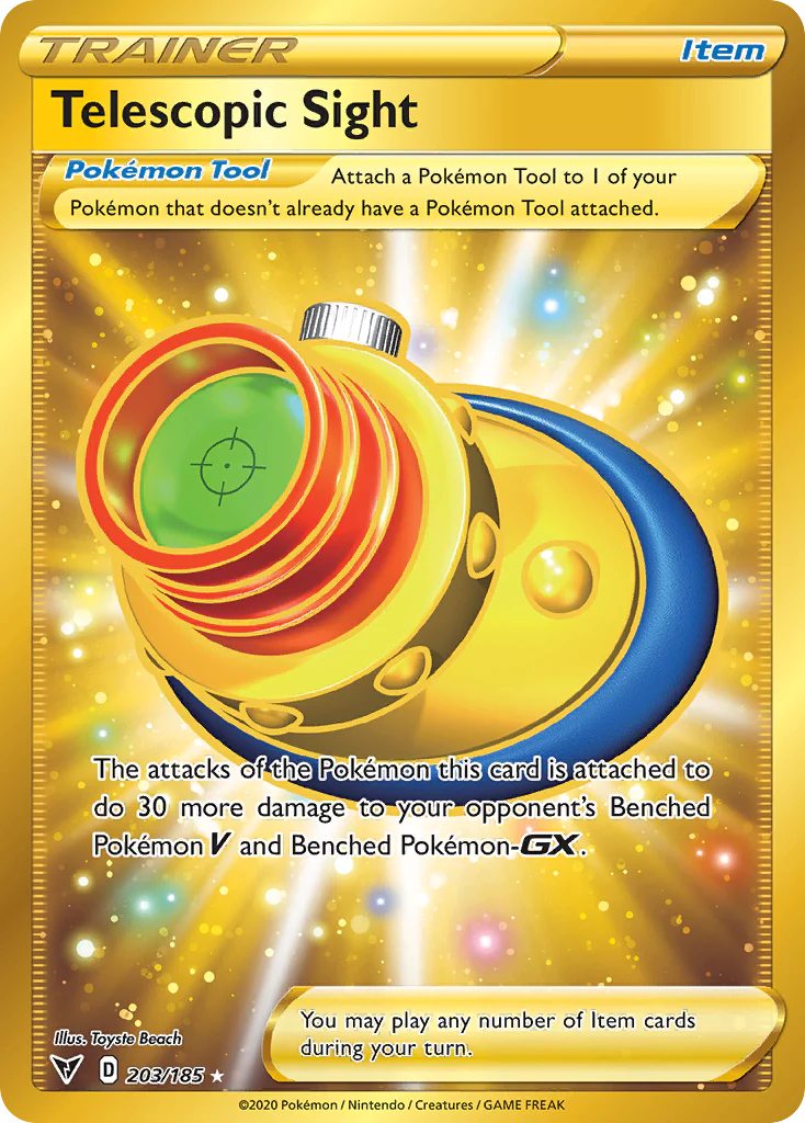Telescopic Sight (203/185) - [Secret Rare] Vivid Voltage (VIV)