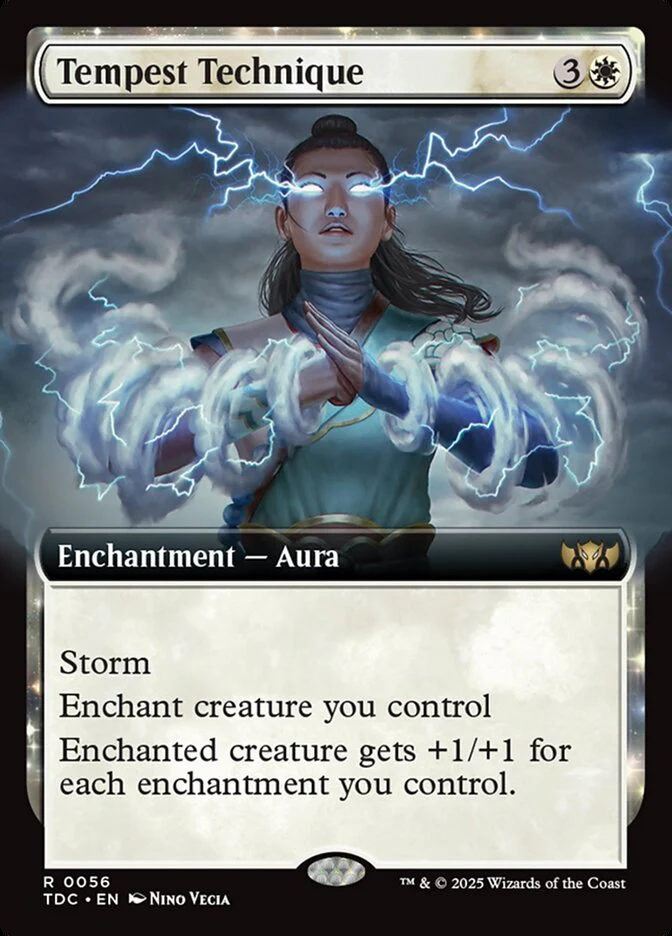 Tempest Technique - [Extended Art] Tarkir: Dragonstorm Commander (TDC)
