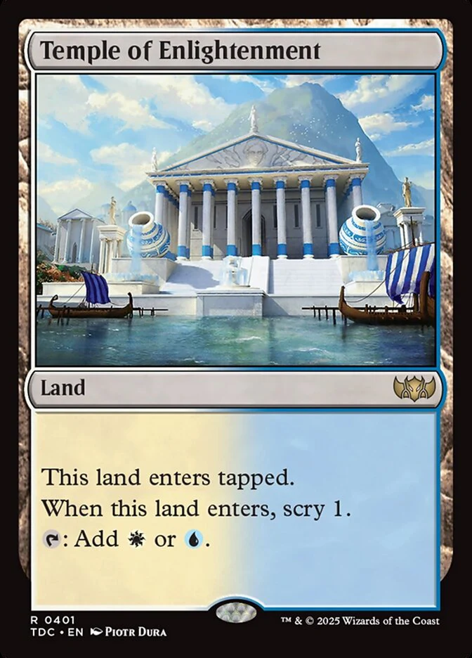 Temple of Enlightenment - Tarkir: Dragonstorm Commander (TDC)