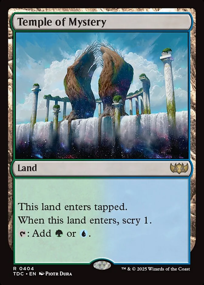 Temple of Mystery - Tarkir: Dragonstorm Commander (TDC)