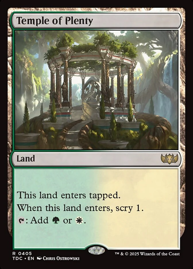 Temple of Plenty - Tarkir: Dragonstorm Commander (TDC)