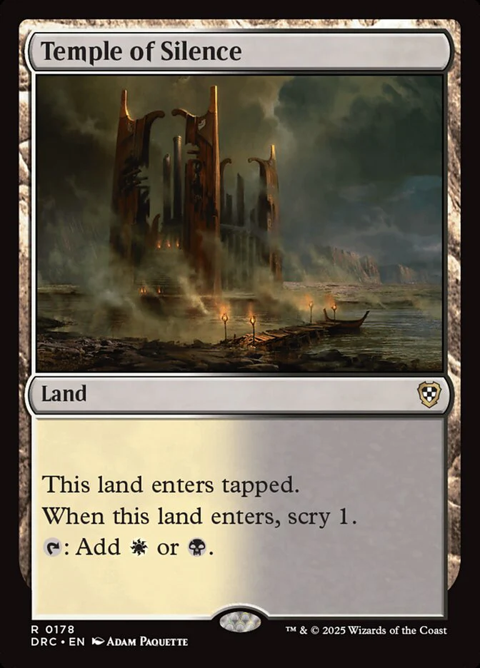 Temple of Silence - Aetherdrift Commander (DRC)