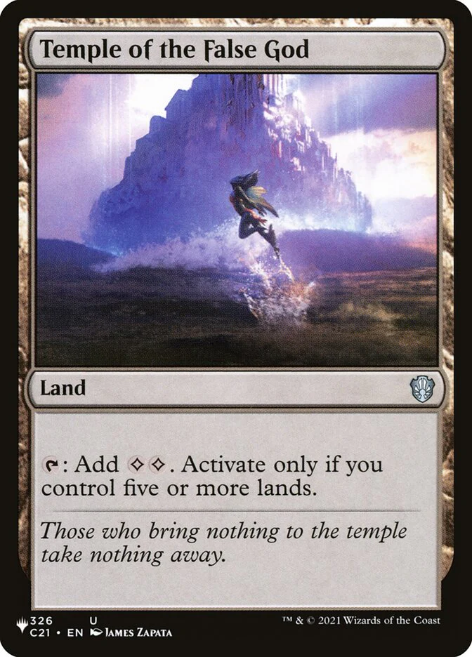 Temple of the False God - The List (PLST)