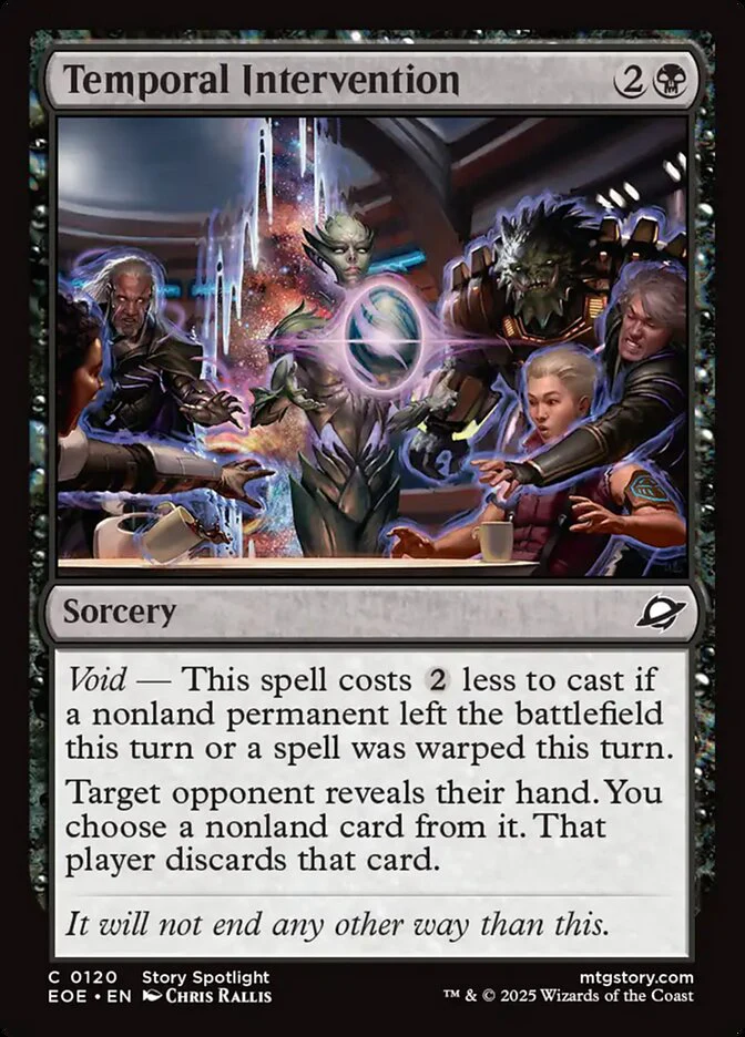 Temporal Intervention (120) - [Foil] Edge of Eternities (EOE)