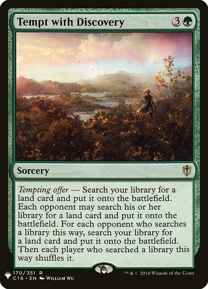 Tempt with Discovery - The List (PLST)