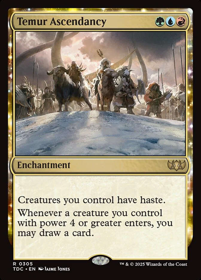 Temur Ascendancy - Tarkir: Dragonstorm Commander (TDC)