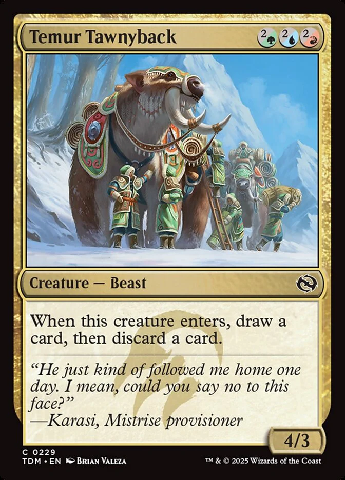 Temur Tawnyback (229) - [Foil] Tarkir: Dragonstorm (TDM)