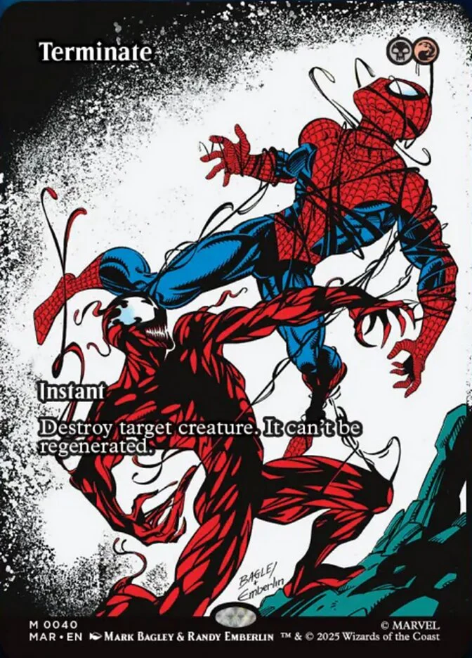 Terminate (40) - [Foil, Borderless] Marvel Universe (MAR)