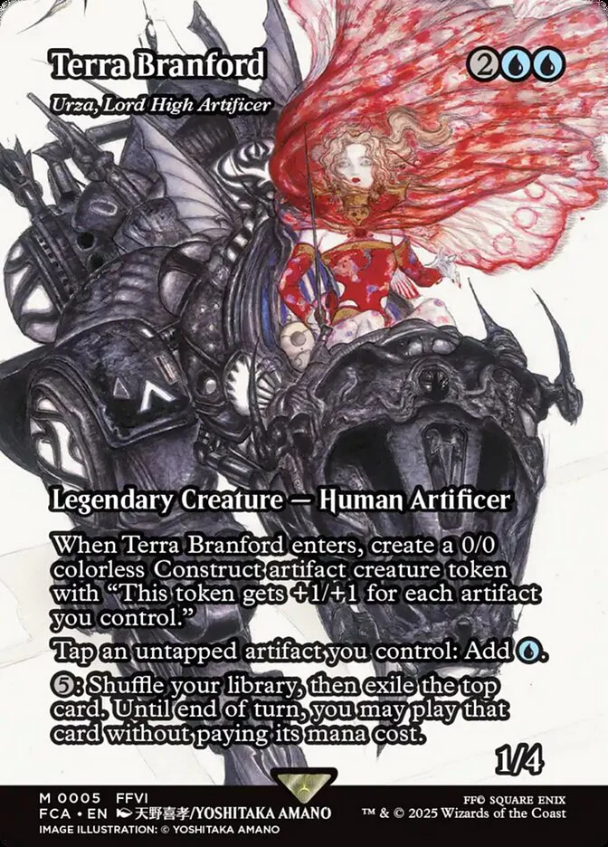 Terra Branford - Urza, Lord High Artificer (5) - [Borderless] Final Fantasy: Through the Ages (FCA)