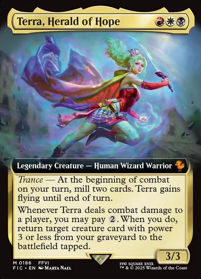 Terra, Herald of Hope (186) - [Extended Art] Final Fantasy Commander (FIC)