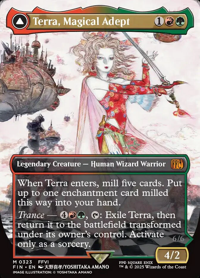 Terra, Magical Adept // Esper Terra (323) - [Borderless] Final Fantasy (FIN)