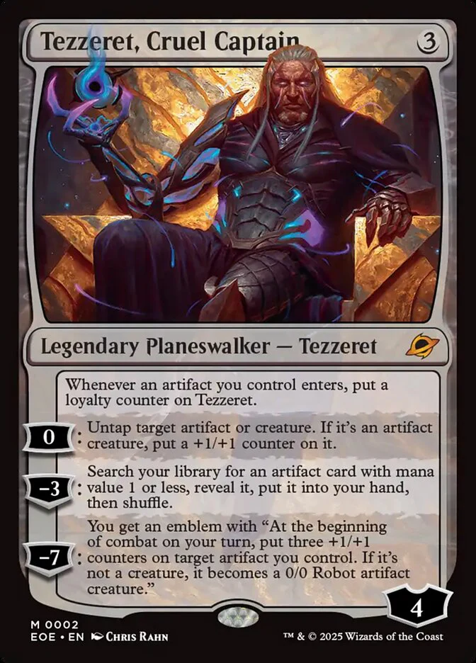 Tezzeret, Cruel Captain (2) - [Foil] Edge of Eternities (EOE)